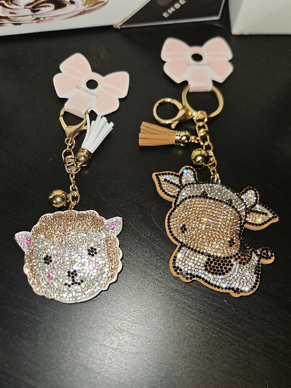 Farm Animal Keychains Nwt - Picture 1 of 3